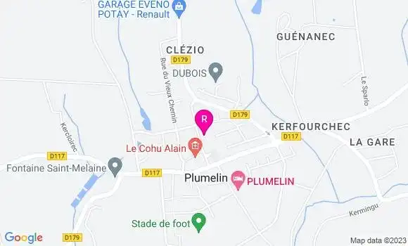 Localisation Restaurant  Les Bleuets