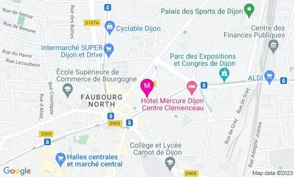 Localisation Restaurant  La Cour