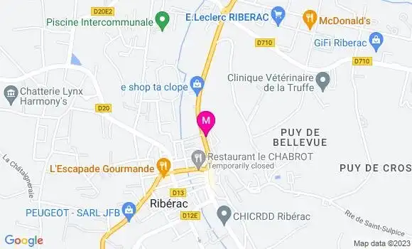 Localisation Restaurant  L