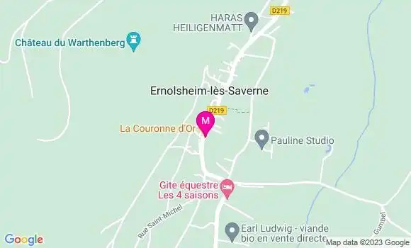 Localisation Restaurant  A La Couronne