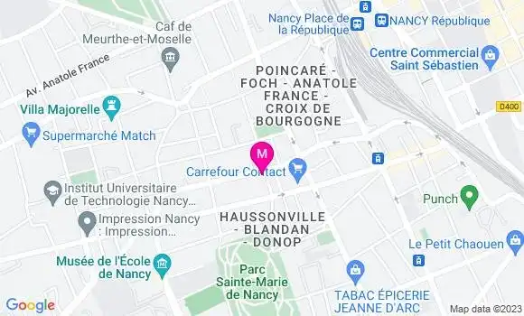 Localisation Restaurant Bar Le Petit Gavroche