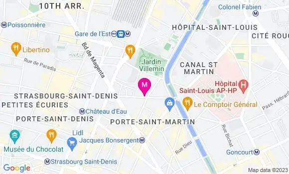 Restaurant Les Vinaigriers - 75010 Paris