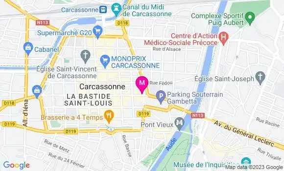 Localisation Restaurant  Le Verre d