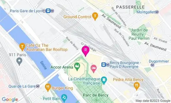 Localisation Restaurant  Bercy Café