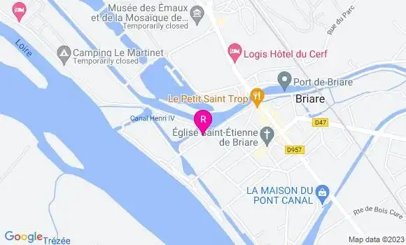 Localisation Restaurant  Le Saint Hubert