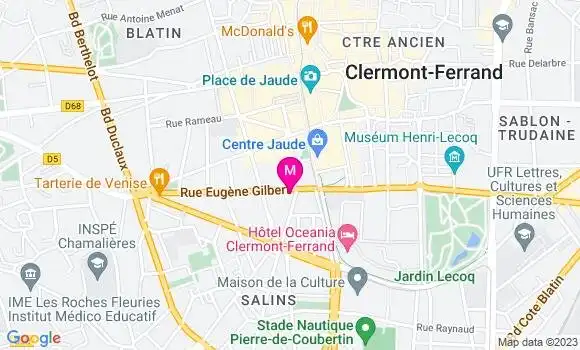 Localisation Restaurant  L