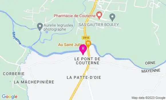Localisation Restaurant  Au Saint Julien