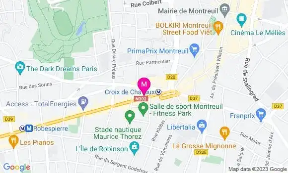 Localisation Restaurant  Le Rapido