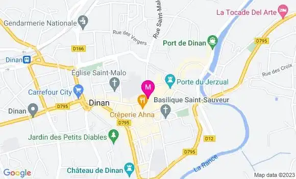 Localisation Pizzeria La Tomate