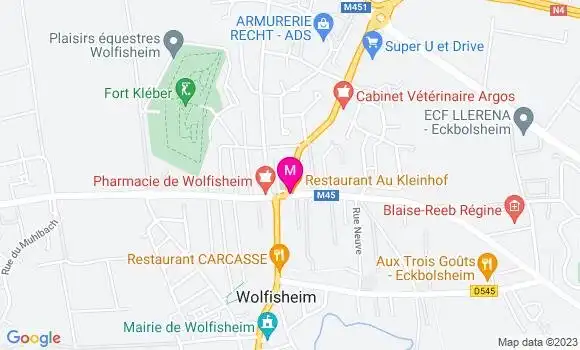 Localisation Restaurant  Au Kleinhof