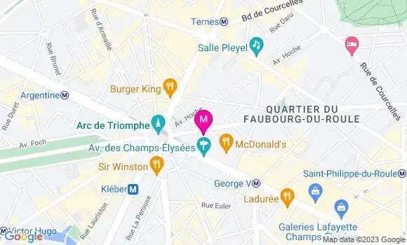 Localisation Restaurant  Le Café de Paris