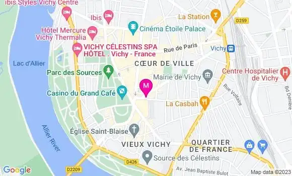 Localisation Restaurant  Le Karousel