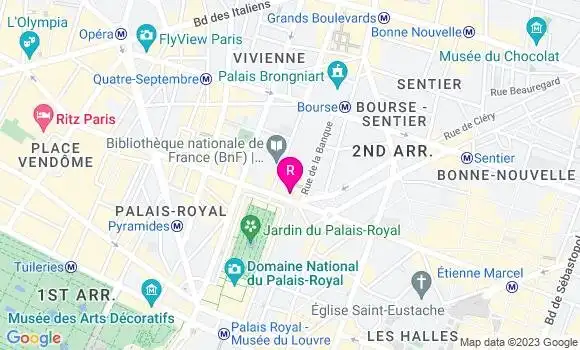 Localisation Bistrot Vivienne