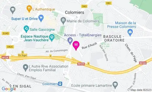 Localisation Restaurant Coréen Gindalle