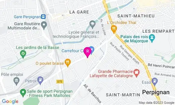Localisation Restaurant  Chez Yami