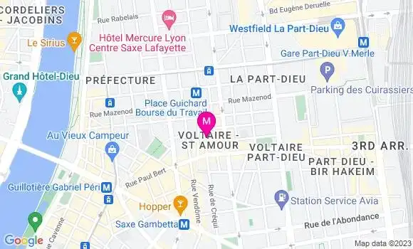 Localisation Restaurant  Lyon Dakar