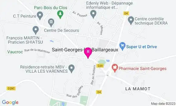 Localisation Restaurant  A la Bonne Franckette