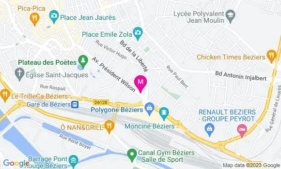 Localisation Restaurant  Oh Mon Resto