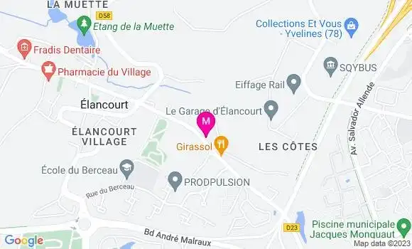 Localisation Restaurant  Girassol