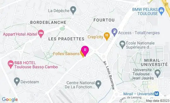 Localisation Restaurant  Folles Saisons