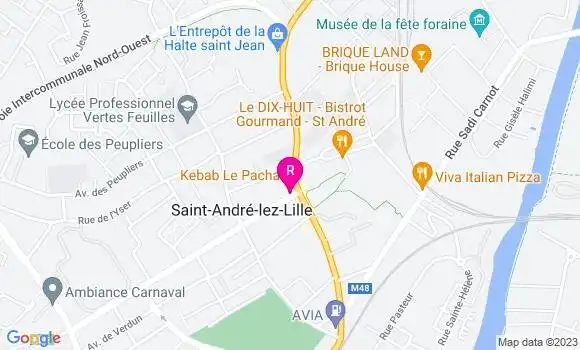 Localisation Restaurant  Café de la Mairie