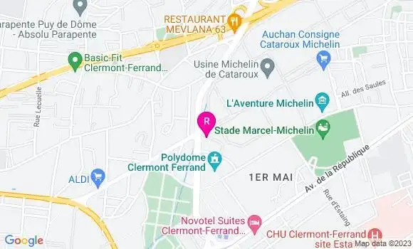 Localisation Restaurant Bar Estoril