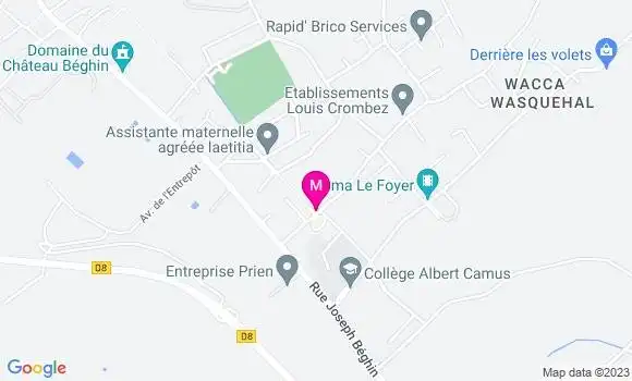 Localisation Brasserie Le Thélut