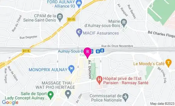 Localisation Brasserie L