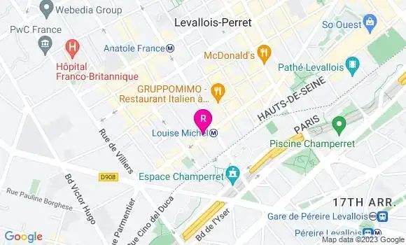Localisation Restaurant  Chez Louise