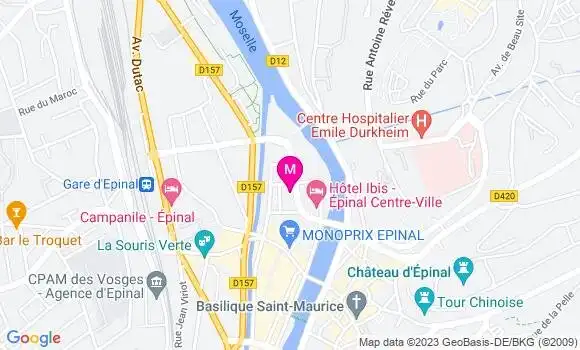Localisation Restaurant Asiatique Le Grand China