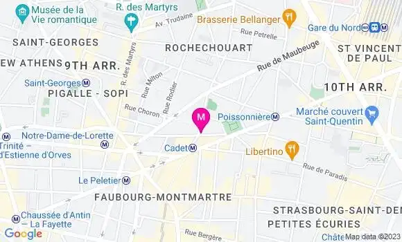 Localisation Restaurant Bar Le Maryland