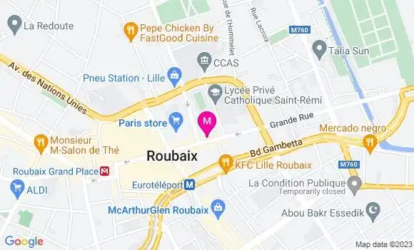 Localisation Restaurant  Le Saxo