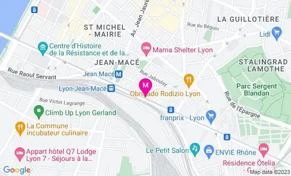 Localisation Restaurant  La Symbiose
