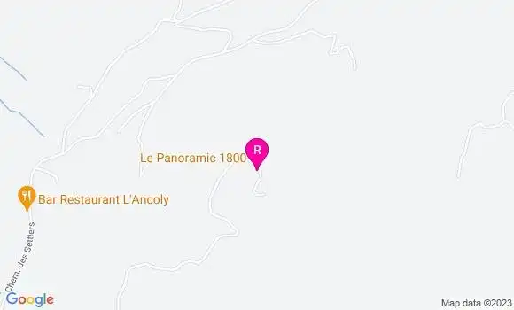 Localisation Restaurant  Le Panoramic 1800