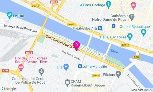 Localisation Restaurant  Les Papilles en Seine