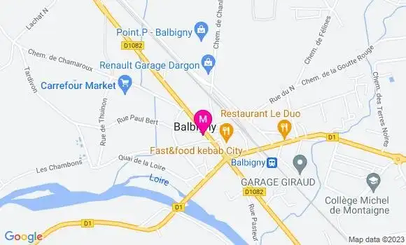 Localisation Restaurant  La Pause