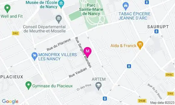 Localisation Restaurant  Le Jardin des Thermes