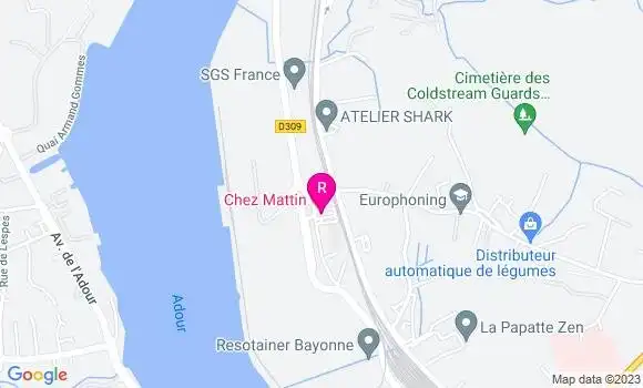 Localisation Restaurant  Chez Mattin