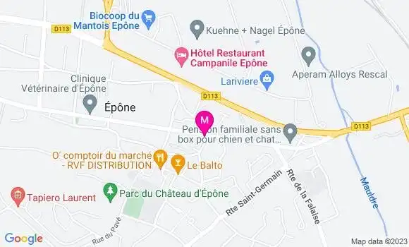 Localisation Restaurant Italien La Quichenotte