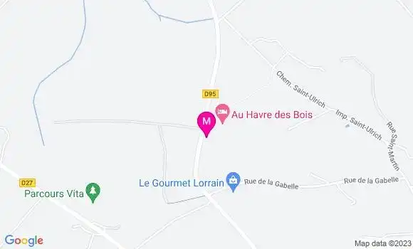Localisation Restaurant  Au Coucou des Bois