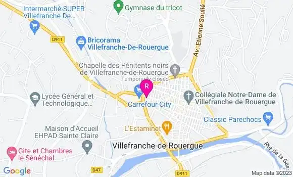 Localisation Restaurant  Le France