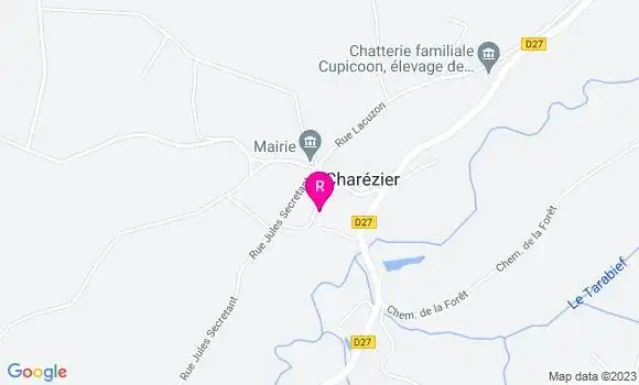 Localisation Auberge Paysanne du Tilleul