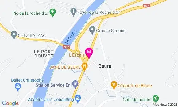 Localisation Restaurant  L