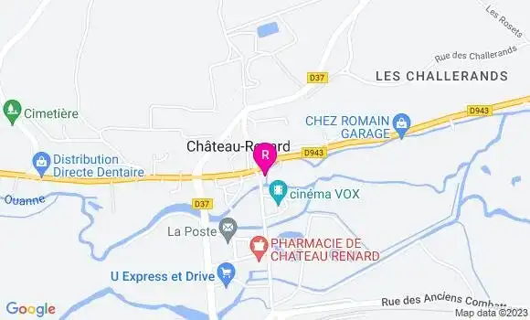 Localisation Restaurant  Le Renardeau