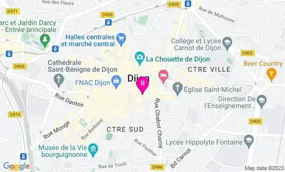 Localisation Restaurant  Café Gourmand