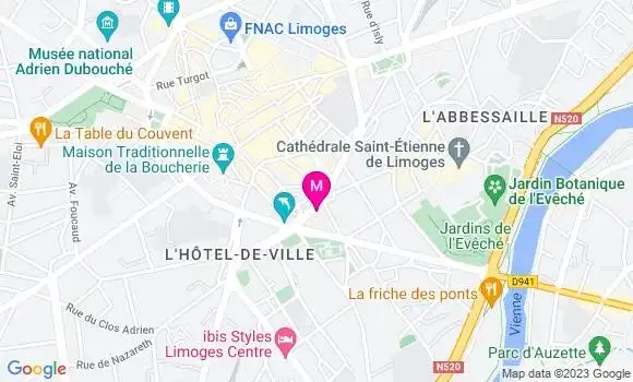 Localisation Restaurant  Au Relais Louis Blanc