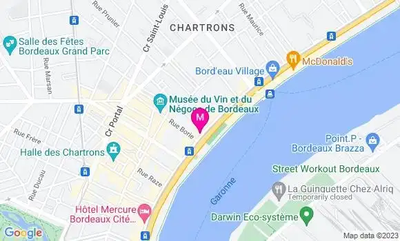Localisation Restaurant  Le Confidentiel
