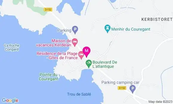 Localisation Restaurant  Le Couregant
