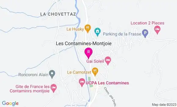 Localisation Crêperie Les Airelles
