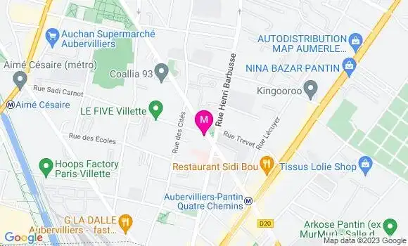 Localisation Restaurant Africain Tombouctou